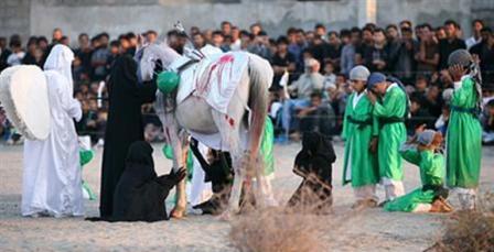 تعزیه و حکایت اسب هایی که به مجلس امام حسین(علیه السلام) دعوت می شوند