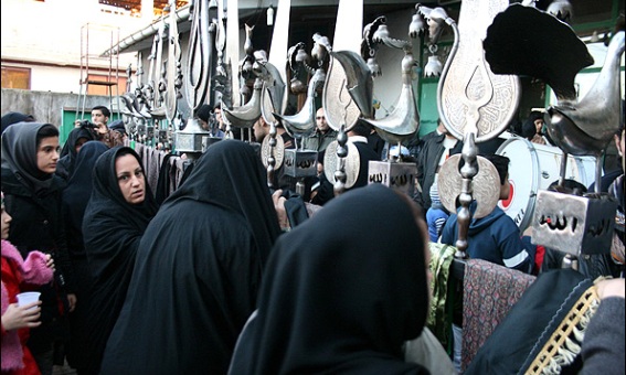  لباس عزای حسینی مد گلستان شد/ کوچه های گلستان عطر حسینی گرفت