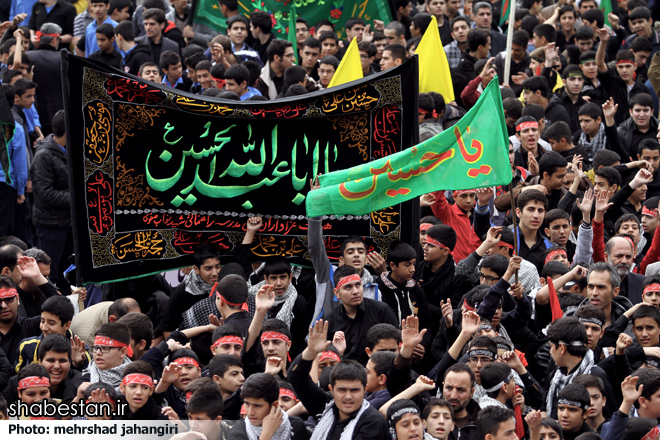 مرزداران آستارایی در سوگ شهادت امام حسین (علیه السلام) اشک ماتم ریختند 