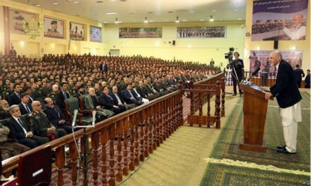 اشرف غنی اعلام کرد : افغانستان با توطئه های مختلف مواجه است 