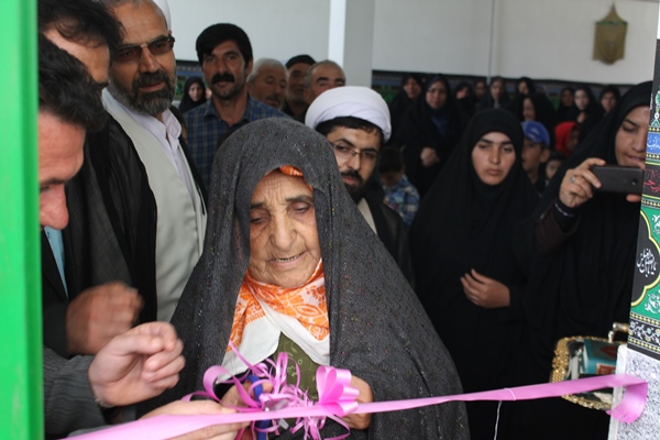 افتتاح کانون «شهید علی اکبر مکرمی» به دست مادر شهید