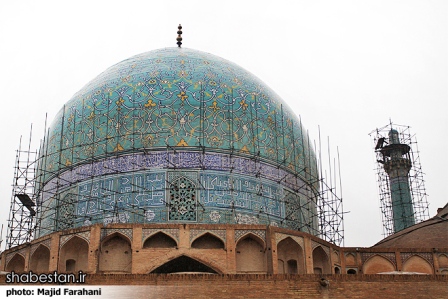 آغاز مرمت ایوان جنوبی مسجد جامع قزوین