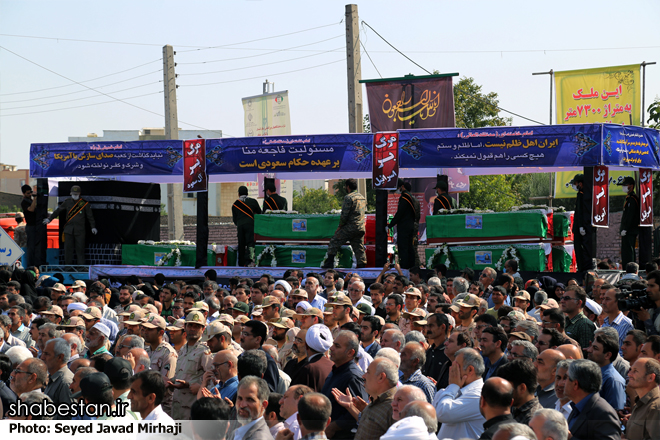 پیکر ۱۸ جانباخته دیگر حادثه منا در لشکر ۳۰ گرگان تشییع شد