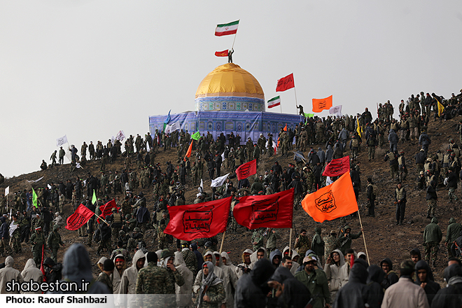 این رزمایش تمرینی است برای فتح بیت‌المقدس