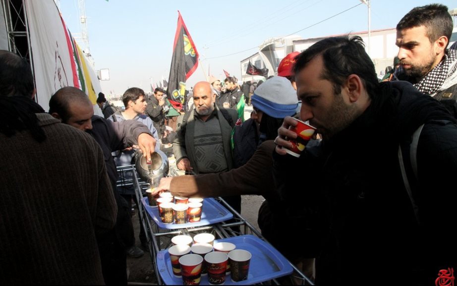 برپایی موکب استقبال از زوار اربعین حسینی در کرمانشاه