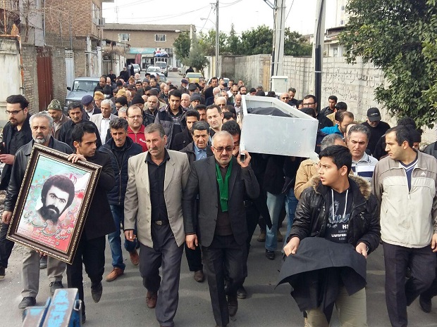 روح بزرگوار مادری به فرزند شهیدش پیوست