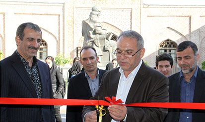 نمایشگاه آثار صنایع دستی دانشجویان دانشگاه محقق در نگارخانه خطایی اردبیل افتتاح شد