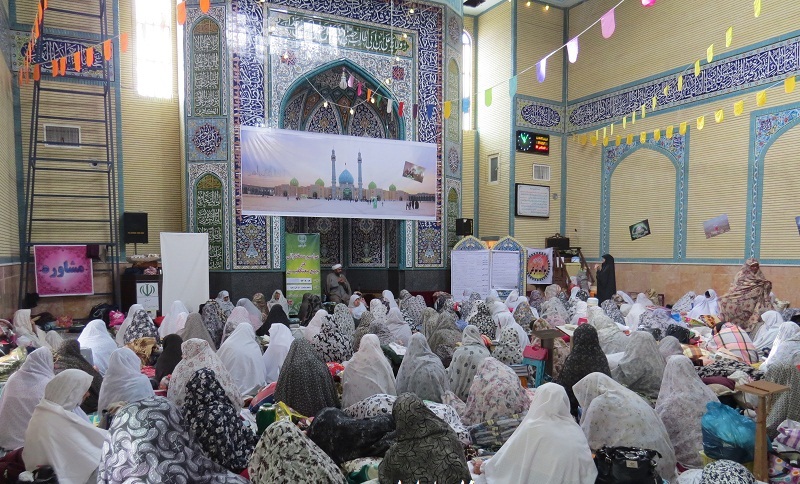 کلاس ورزش  بانوان در مسجد صاحب الزمان (عج)  راه اندازی شد