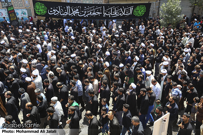 «مسجد امام حسن مجتبی» در سوگ حضرت صادق (ع) دسته عزاداری برپا می کند