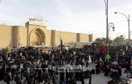 /تصویر/ حال و هوای مسجد کوفه در آستانه اربعین حسینی (ع)