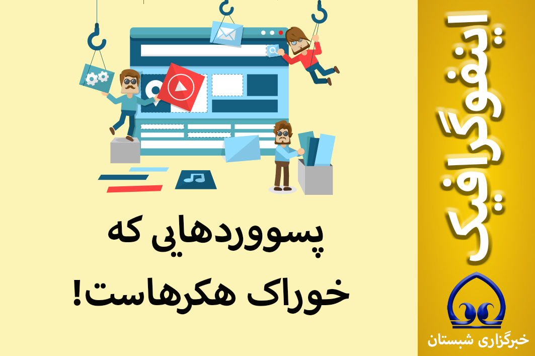 اینفوگرافیک / پسووردهایی که خوراک هکرهاست!