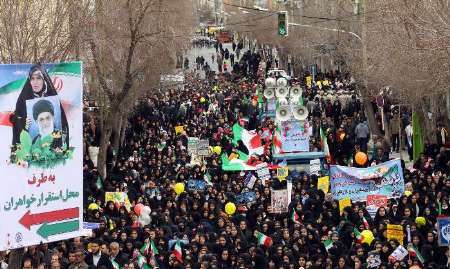 راهپیمایی ۲۲ بهمن با حضور پرشور و انقلابی مردم چهارمحال و بختیاری برگزار شد