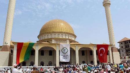 افتتاح  مسجد «سلطان عبدالحمید» در گینه