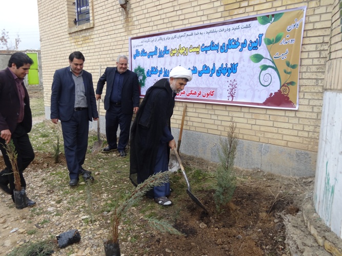 ۲۴ مین نهال ستاد عالی مساجد غرس شد