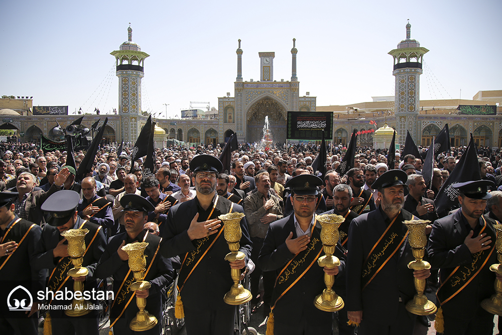 برپایی دسته عزاداری مساجد جنوب تهران در سالروز شهادت امام صادق (ع)