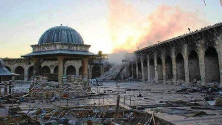 برای مرمت مسجد «جامع اموی» حلب، میلیون‌ها دلار هزینه می‌شود + تصاویر