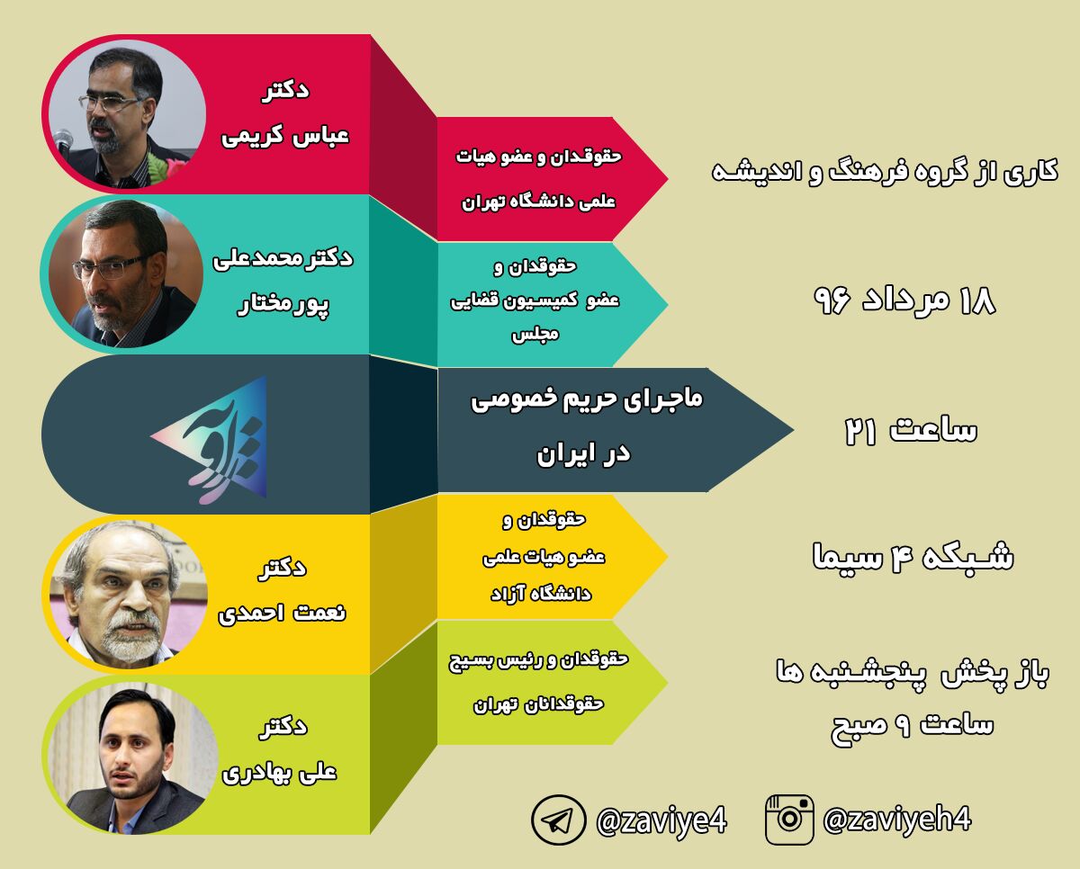 «زاویه» با حریم خصوصی ورق می خورد