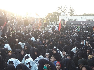 اجتماع بزرگ «لبیک یا زینب» در کرمانشاه برگزار شد