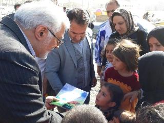 امداد رسانی فرهنگی کانون به کودکان زلزله زده