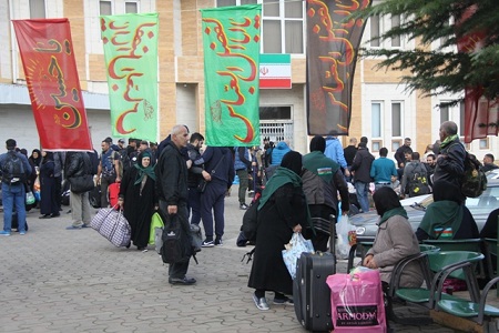 بازگشت ۱۵ هزار زائر خارجی اربعین از مرز آستارا