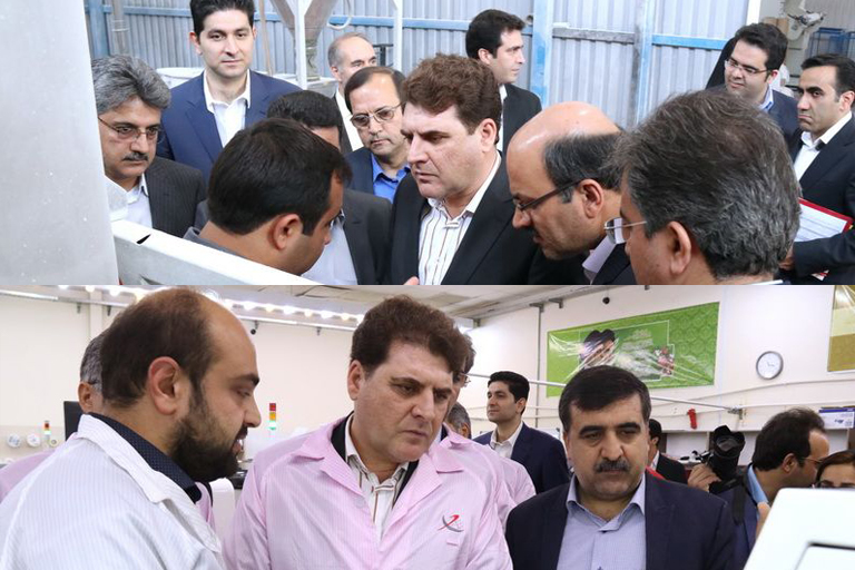 بازدید معاون هماهنگی امور اقتصادی استانداری یزد از شرکتهای پیشگامان صنعت سبز و پیشگامان عصر ارتباطات
