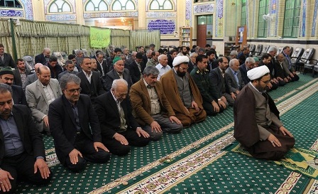 اقامه  سه نوبت نماز جماعت در ۹۵ در صد مساجد ناحیه شهید مطهری