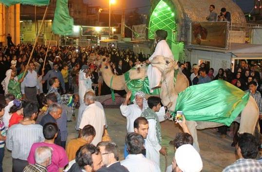 مراسم ورود کاروان نمادین امام رضا (ع) به دزفول  