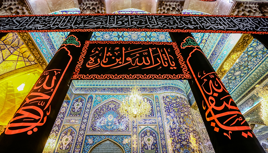 حرم امام حسین(ع) و حضرت عباس(ع) سیاه پوش شدند+ عکس