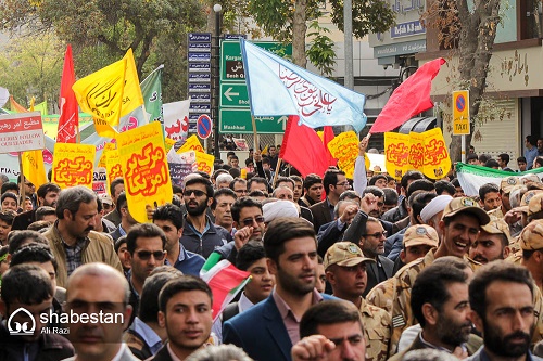 آغاز راهپیمایی ضد استکباری مردم بجنورد در یوم الله ۱۳ آبان