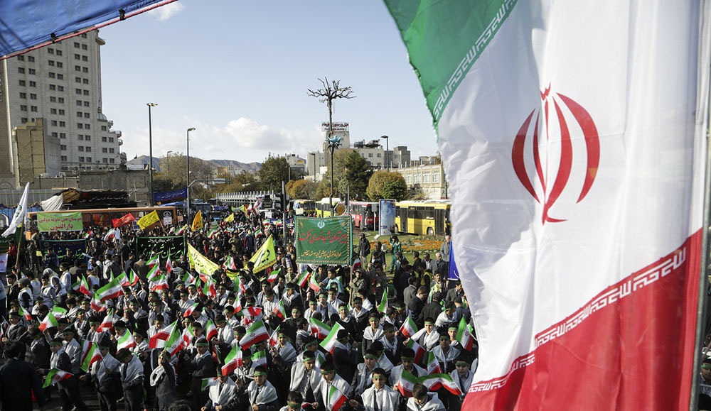 راهپیمایی ۱۳ آبان در مشهد برگزار شد