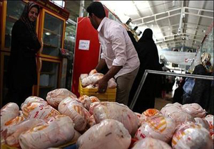 عرضه روزانه ۲ هزار تن گوشت مرغ برای کاهش قیمت‌ها در بازار