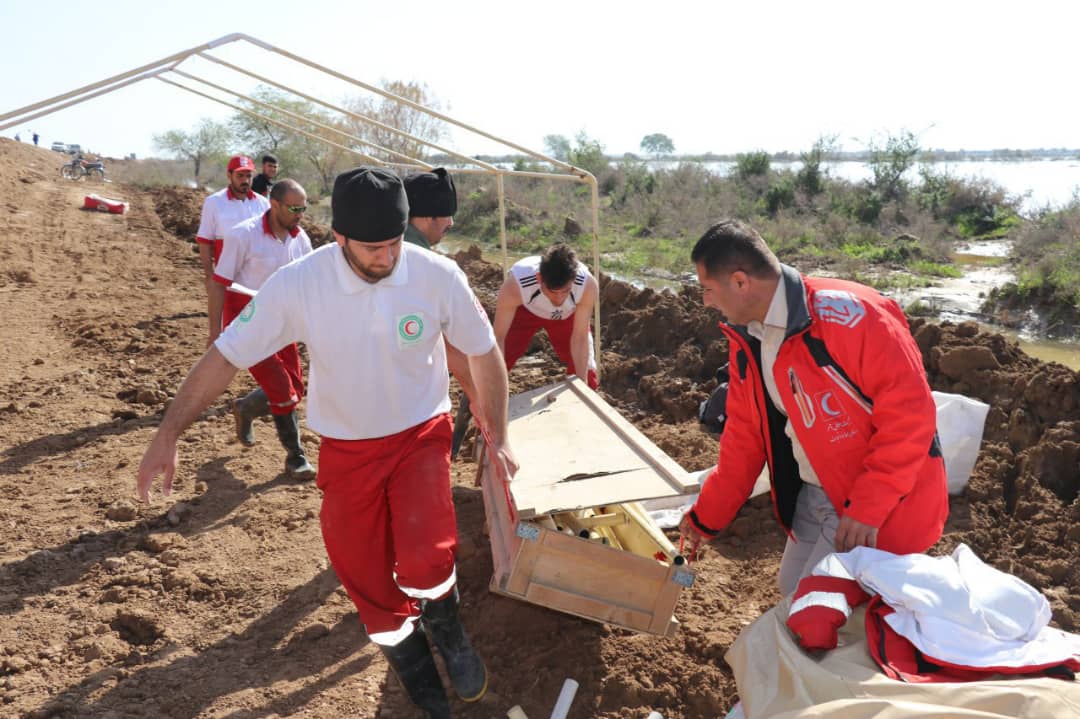 ۳۴۵۵ خانوار در مناطق سیلابی خوزستان امدادرسانی شدند