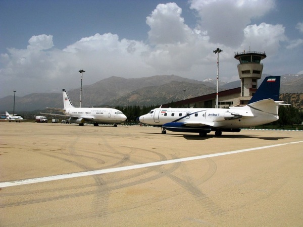  یک هواپیما در فرودگاه مهرآباد دچار حریق شد