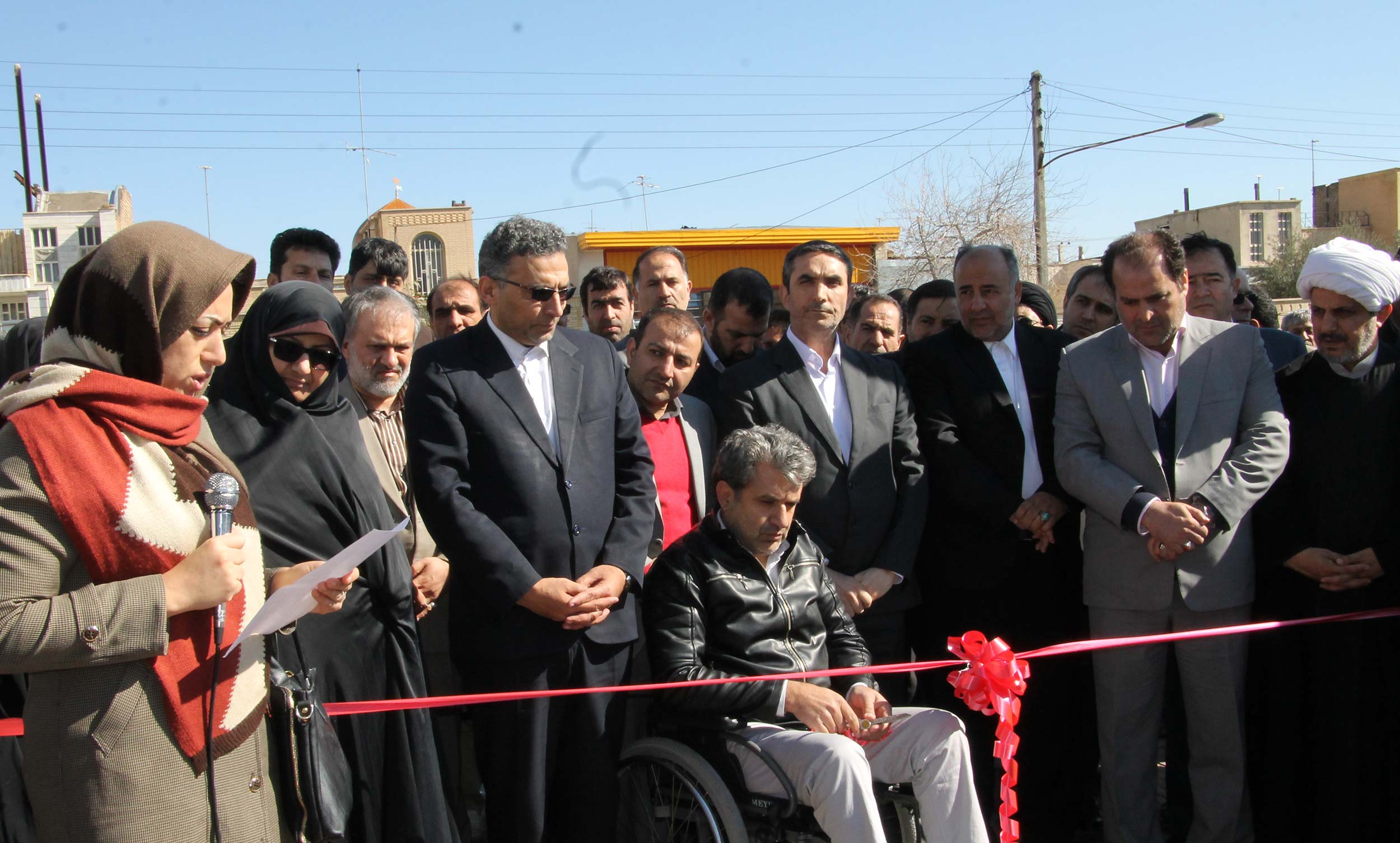 پارک معلولین امید برای اولین بار در شهرستان ساوه افتتاح شد