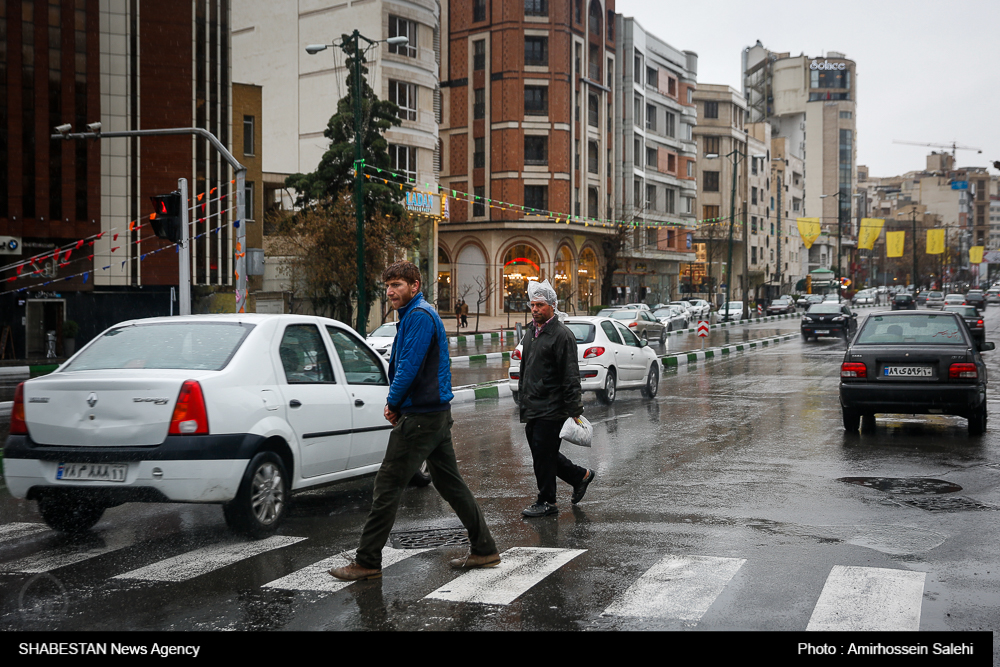 کاهش ۸ درجه ای دمای هوا