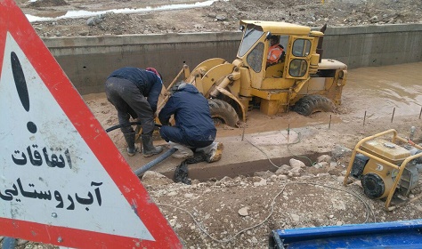 خسارت  ۱۰ میلیارد ریالی سیل به آب روستایی شیروان 