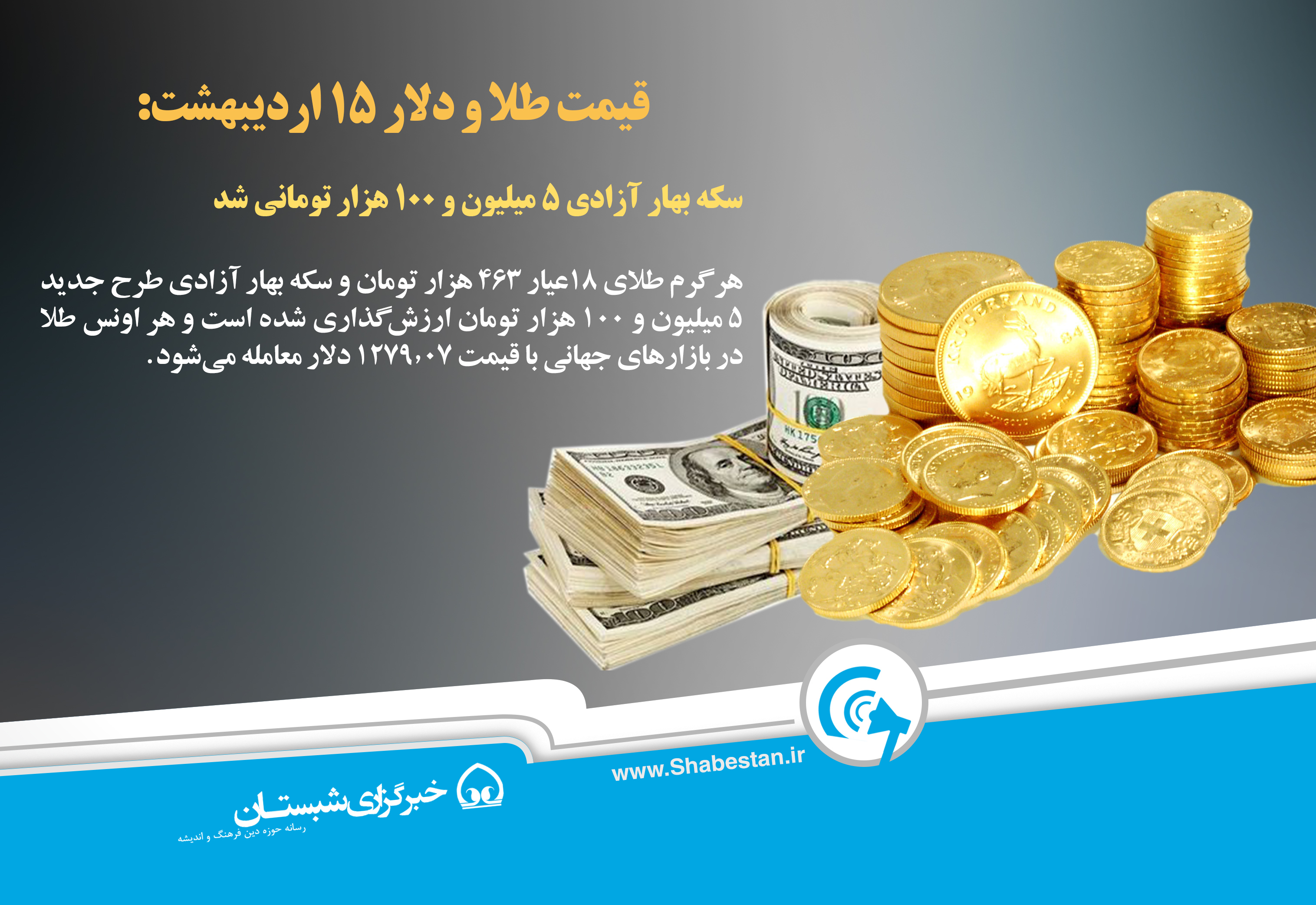 عکس نگاشت/ قیمت طلا و سکه