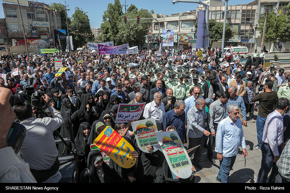 راهپیمایی روز قدس در سرایان برگزار شد  