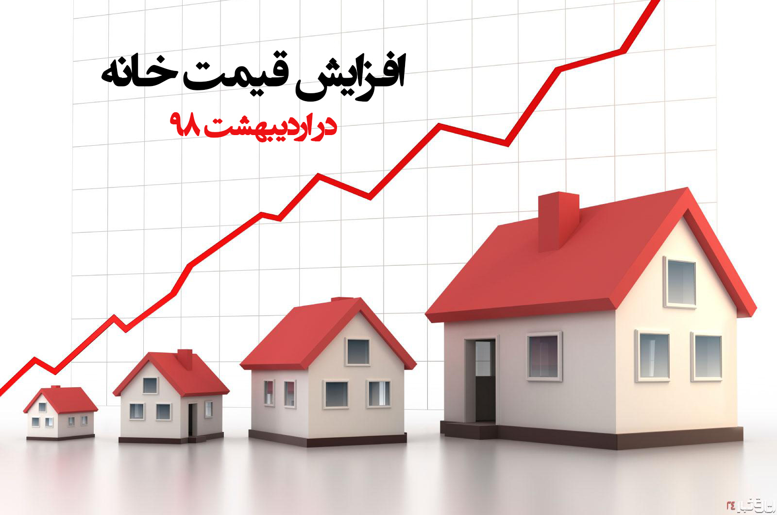 اینفوگرافی/ افزایش قیمت خانه 