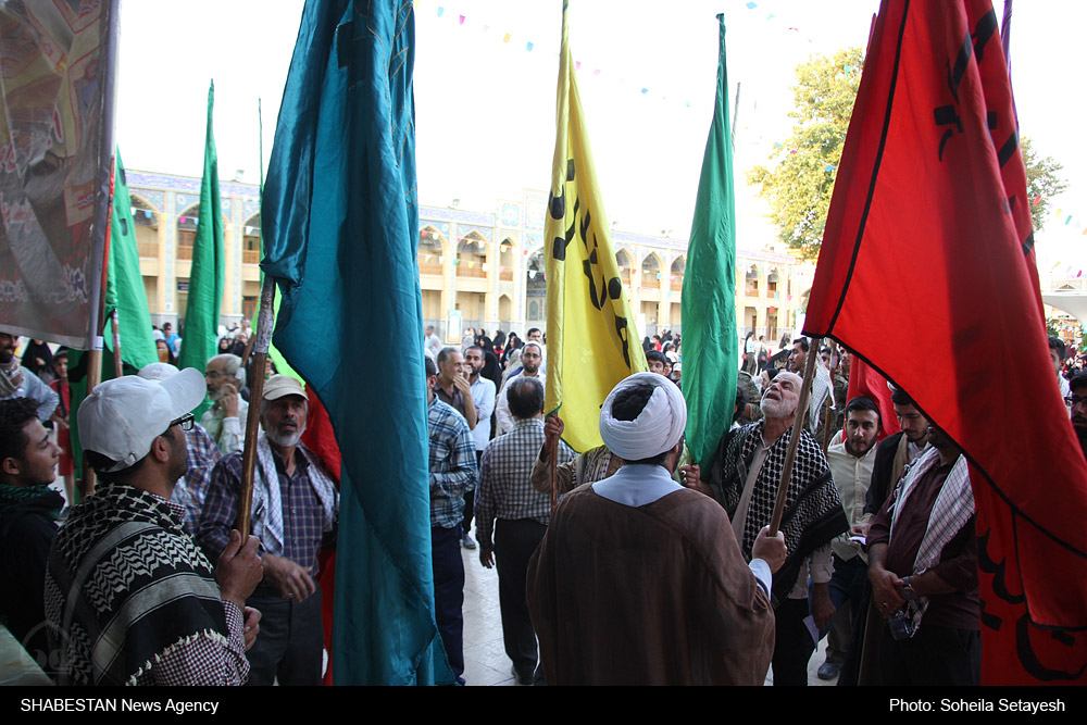 اعزام ۵۲۰ نفر از کانون فرهنگی و هنری «مصلی» خفر به حرم ‌حضرت احمد ابن موسی (ع)  