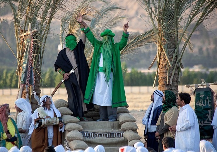 واقعه غدیر در ماسال بازسازی می‌شود