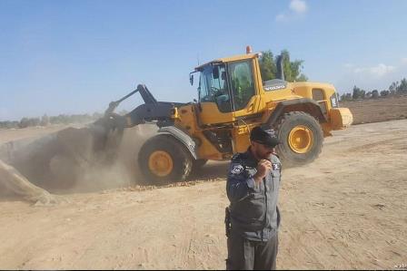 اعلامیه تخریب خانه فلسطینی‌ها در روستای لاقیه 