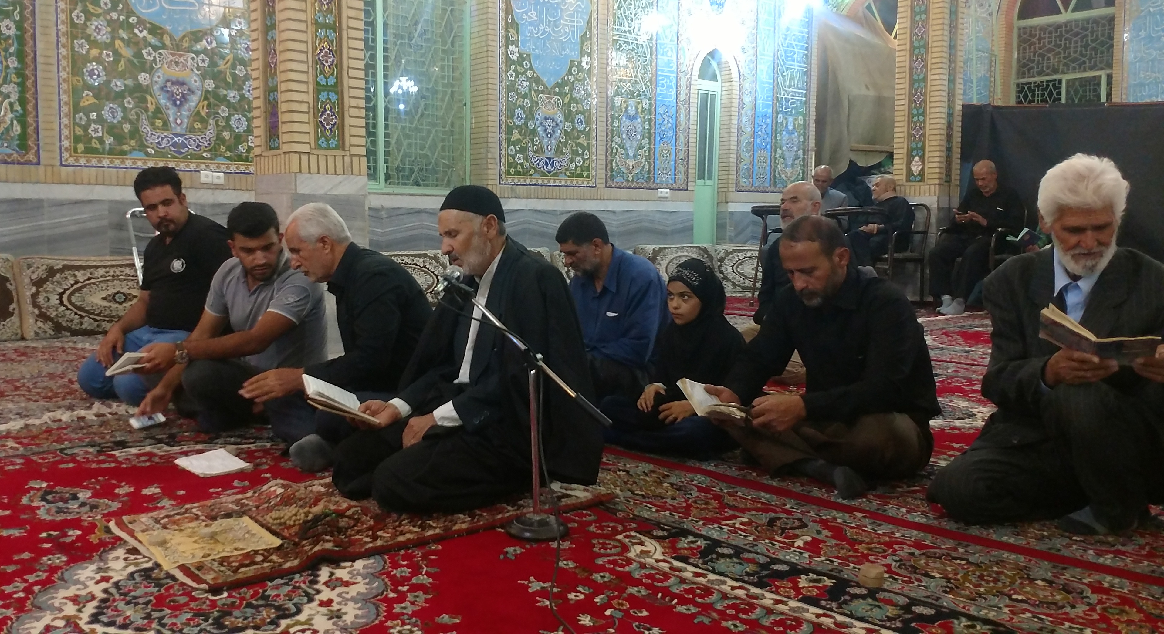 مراسم «شد ماه عزا» در روستای انجدان برگزار شد