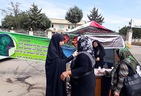 موکب «حجاب دختران انقلاب اسلامی» برپا شد