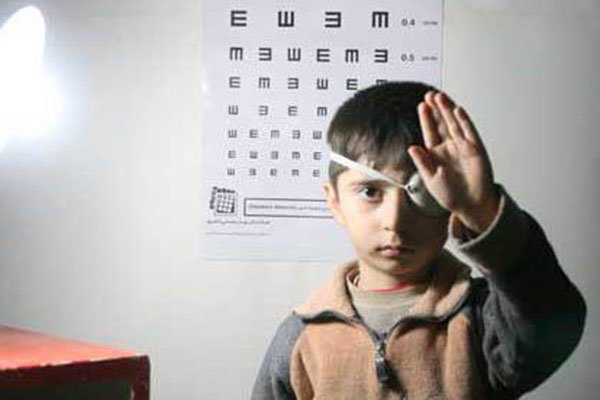 اجرای طرح غربالگری تنبلی چشم در ۱۵ شهرستان سفید فارس