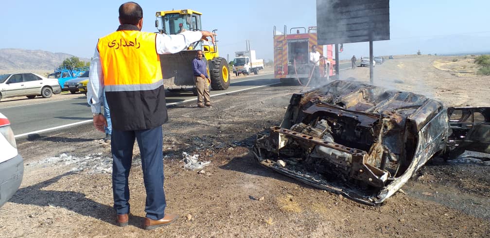 مانور پدافند غیر عامل اداره کل راهداری و حمل و نقل جاده ای جنوب کرمان در عنبرآباد برگزار شد