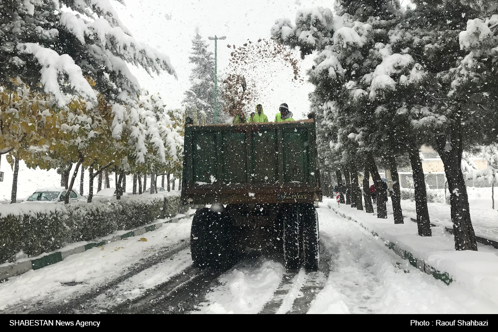 آماده باش شهرداری تهران در پی احتمال بارش برف در پایتخت