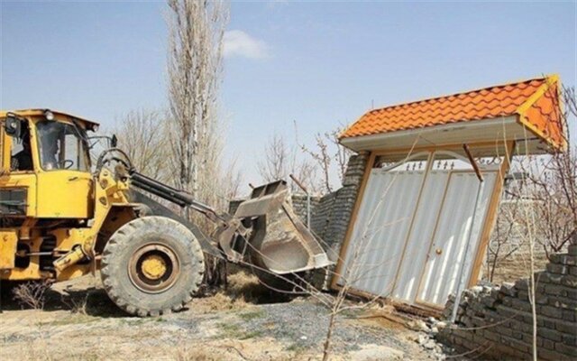  تخریب ۱۴۴ بنای غیرمجاز در اراضی کشاورزی قزوین