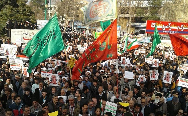 راهپیمایی مردم خراسان شمالی در سالروز حماسه نهم دی برگزار شد