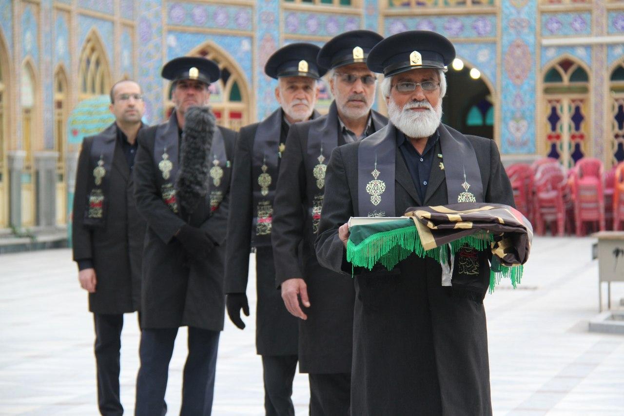 خدمت رسانی خدام هلال بن علی(ع) در مسیر بدرقه سردار مقاومت در کرمان